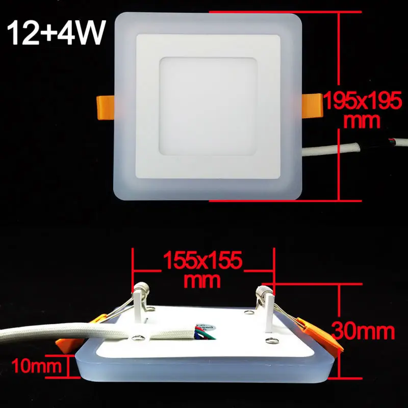 5W 9W 16W 24W Square LED Ceiling Recessed Panel Light HTB1Rvj JpXXXXcOXXXXq6xXFXXX8