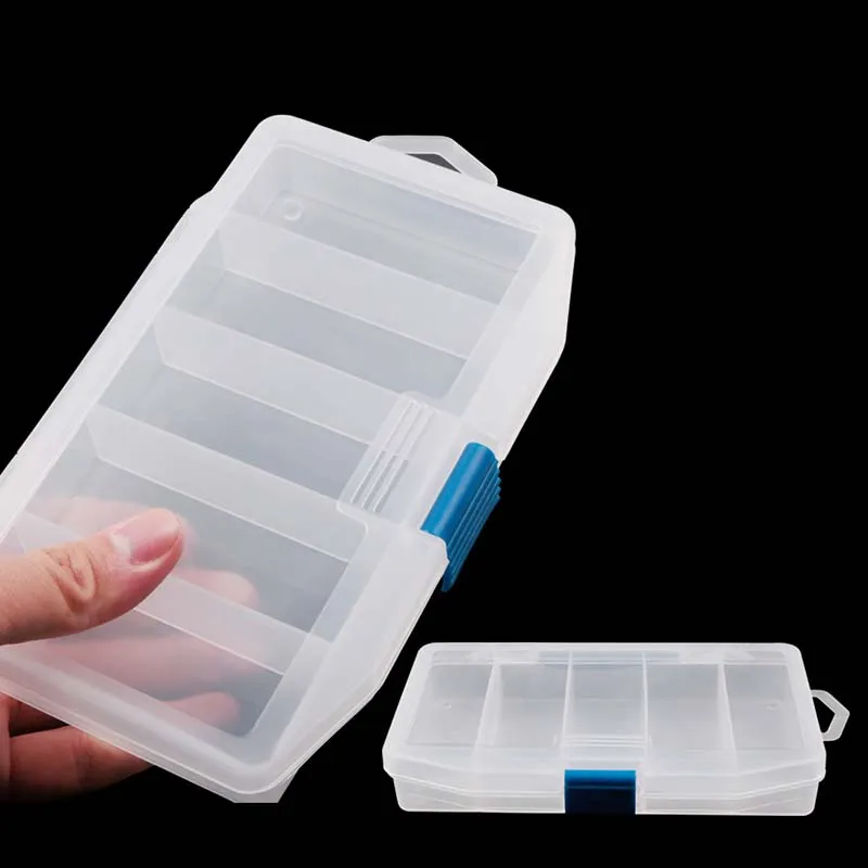 5 Compartments Storage Fly Fishing Case Box Lure Spoon Hook Bait Tackle Box 5 Compartments Storage Fly Fishing Case Box Lure Spoon Hook Bait Tackle Box