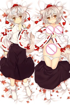 

Anime TouHou Project Mountain of Faith characters sexy girl Inubashiri Momiji Dakimakura pillow cover Hugging Body pillowcase