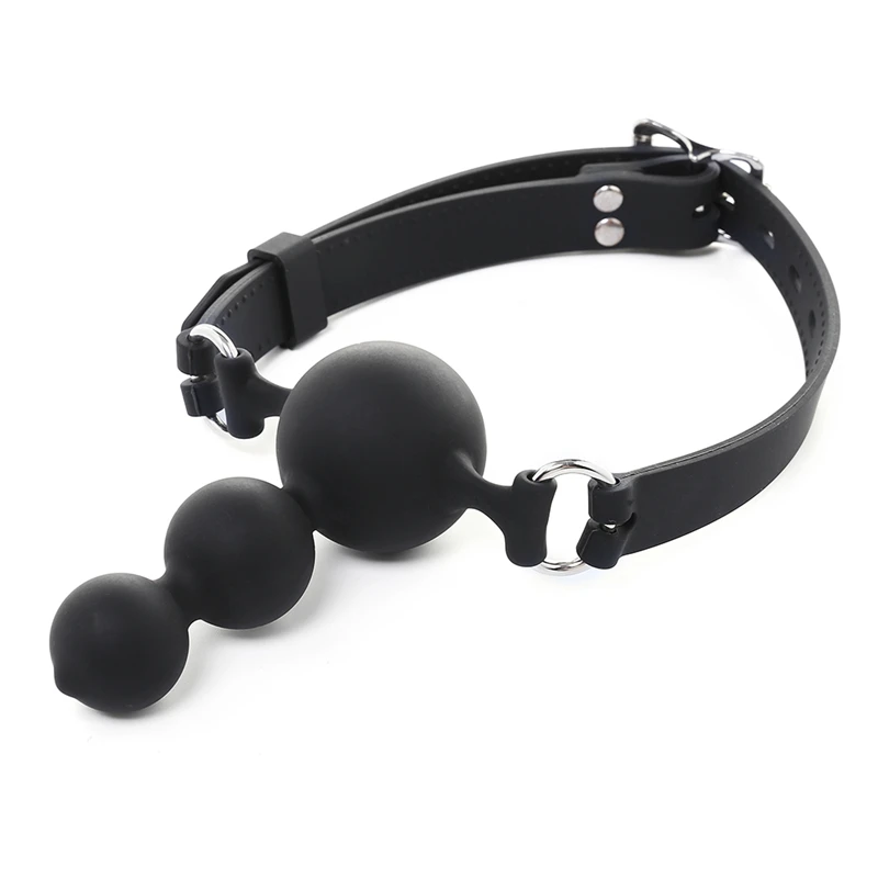 Big Beads Mouth Gag Ball Adult Games Slave Fetish Sex Toys For Couples Bdsm Bondage Game Woman Men Dildo Anal Plug | Красота и