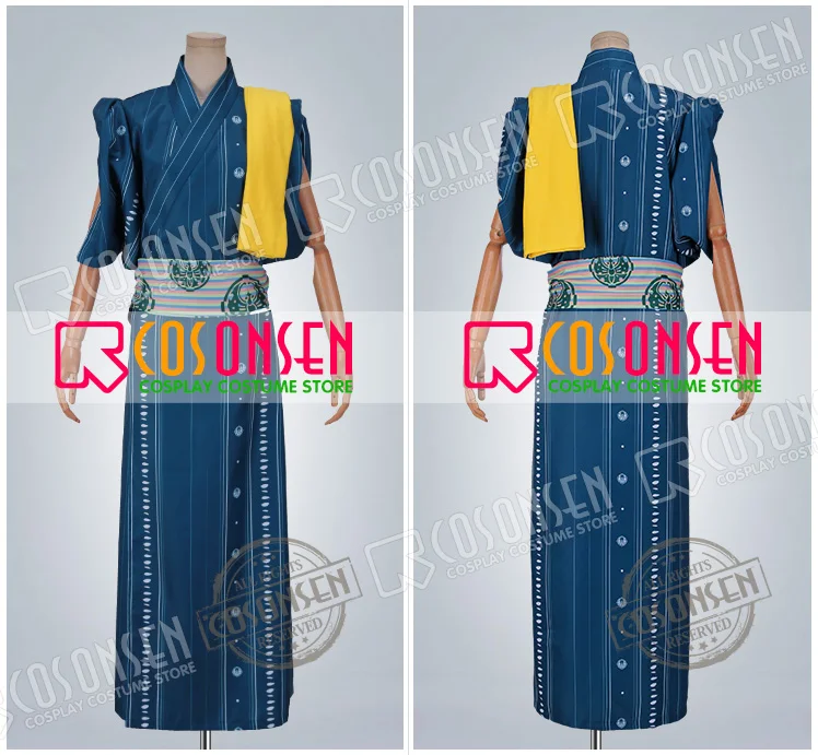 Костюм для косплея Touken Ranbu x Oedo Onsen Ookanehira костюм ONSEN всех размеров|Игровые костюмы| |