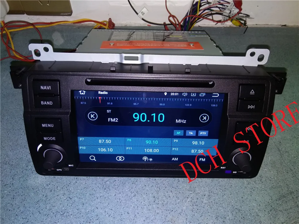 Cheap 7 INCH Android 9.0 8 CORE octa cor Car dvd player gps navigation For BMW E46 M3 X5 Rover 3 Series RAM carplay 30 EQ RADIO STEREO 18