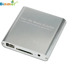 Binmer заводская цена 1080P мини HDD медиаплеер MKV/H.264/RMVB HD с хост USB/SD кард-ридер 60330