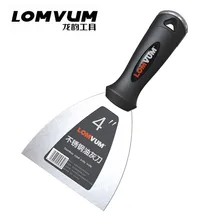 Толстый шпатлевка нож скребковый инструмент для выдавливания мастики из нержавеющей стали маленькое лезвие филе грязи совок для уборки шпатель пакетный Открытый нож