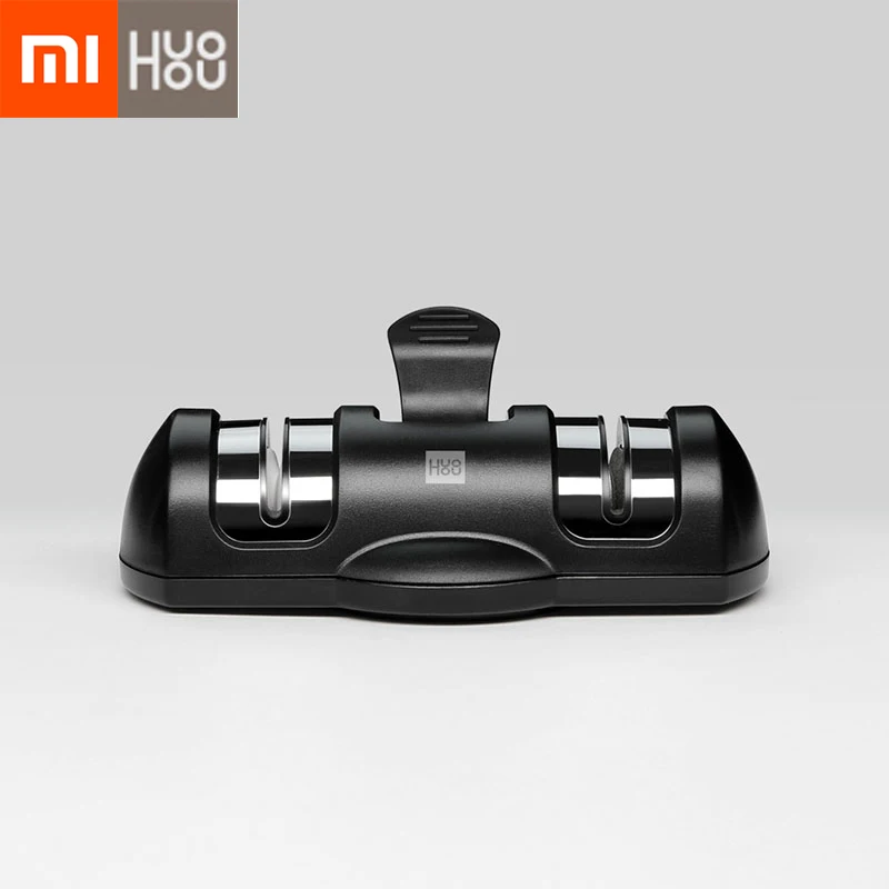 Xiaomi Mijia Huohou точилка для ножей 2 этапа двойное колесо-точилка точильный камень