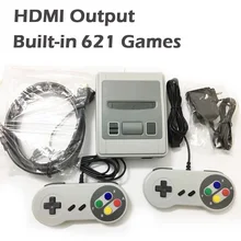 HDMI HD выход Ретро Классический Портативный игровой плеер ТВ Видео игровая консоль детство встроенный 621 8 бит игры мини консоль