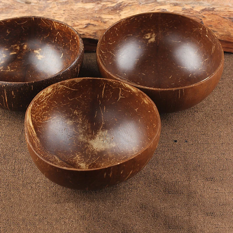 Креативная Кокосовая миска Natureal экологически чистая для салата и риса