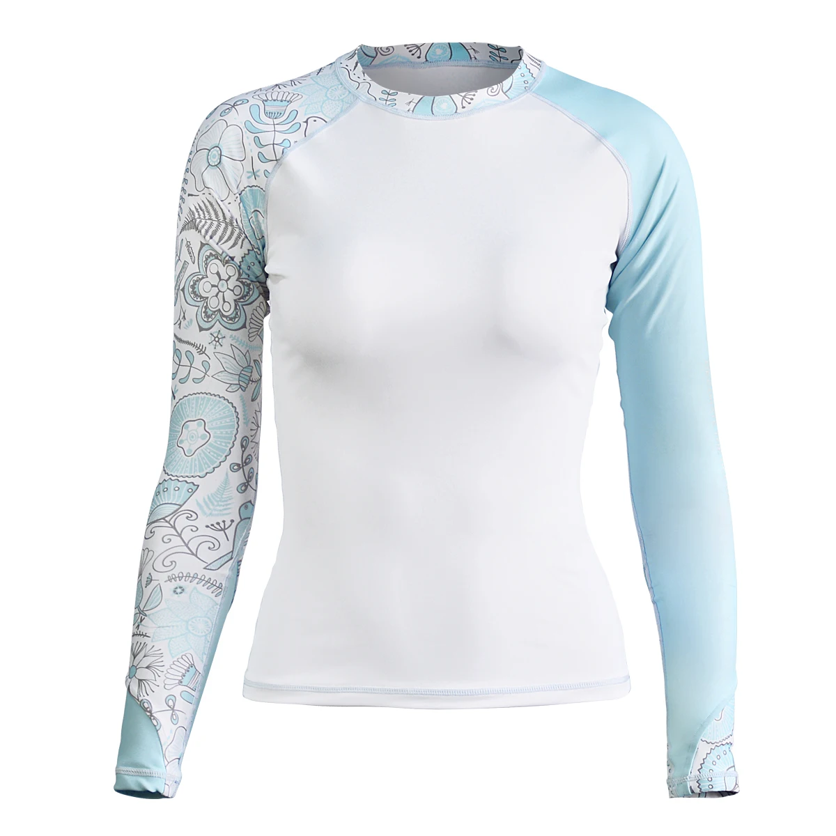 LayaTone женский купальник с длинным рукавом Rashguard купальник для серфинга топ купальник беговая рубашка походная рубашка Rashguard UPF50+ футболка