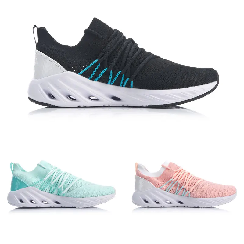 Женские кроссовки для бега Li Ning дышащие с подкладкой из моно пряжи подходят