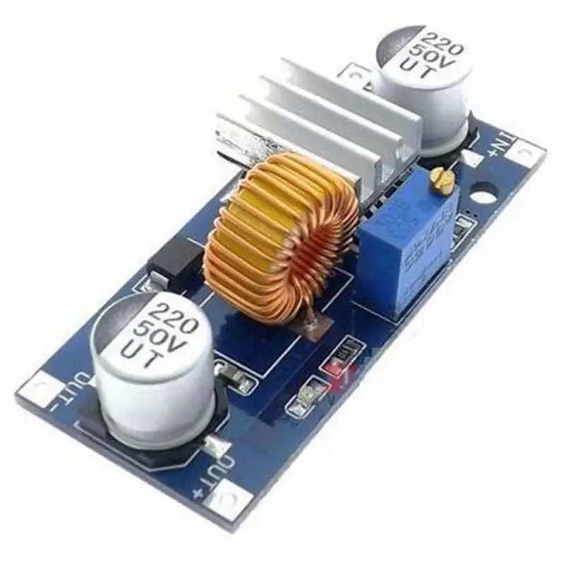

XL4015 5A DC-DC 75W adjustable Step-down module Built in thermal shutdown function and current limit function 5.4*2.3*1.5cm
