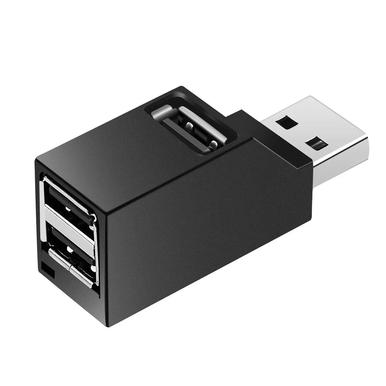 Высокая скорость 3 порта USB 2,0 мульти концентратор разветвитель расширения Настольный ПК ноутбук адаптер