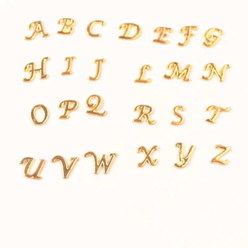 A B C D E F G H I J K L M N O P R S T U V W X Y Z Floating Charms Alphabet A-Z 26 Initial Letter Charm Fit Locket | Украшения и