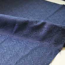 50 см* 145 см темно-синий бабочка тисненая ткань плотная 3D жаккардовый обивка материал
