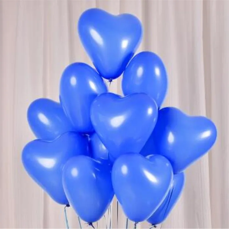 Heart baloons 50 шт./партия 10 дюймов воздушные шары с сердцем День Святого Валентина