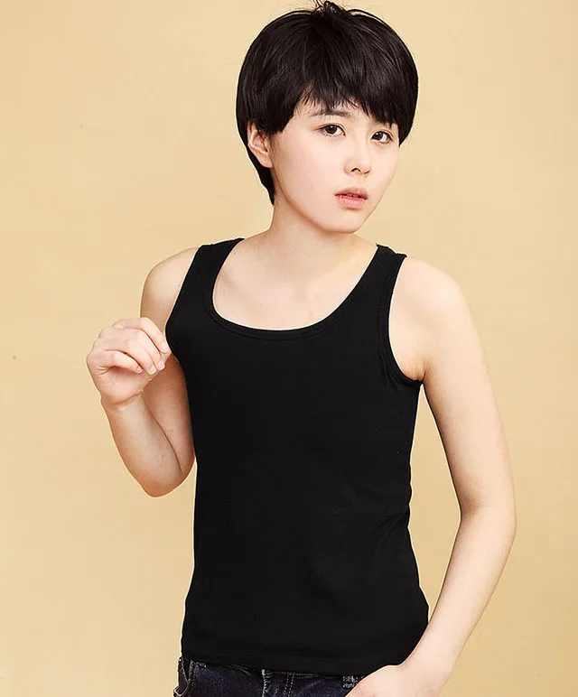 Geminbowl верхняя одежда эластичная лента обтягивающее белье Tomboy хлопок плоская