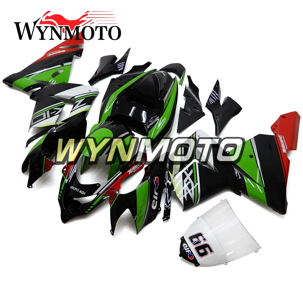 

Complete Fairings For Kawasaki ZX-10R ZX10R 2004-2005 04 05 Year Injection ABS Plastics Green Black Motorbike Body Kits Cowlings