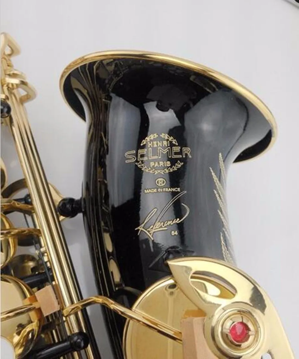 Hot sale saxophone black Alto brass engraving SELMER SAS R54 mode black