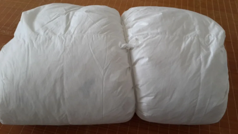 Одеяло с белым гусиным пером и пухом tog value 7,5 для весны и осени ...