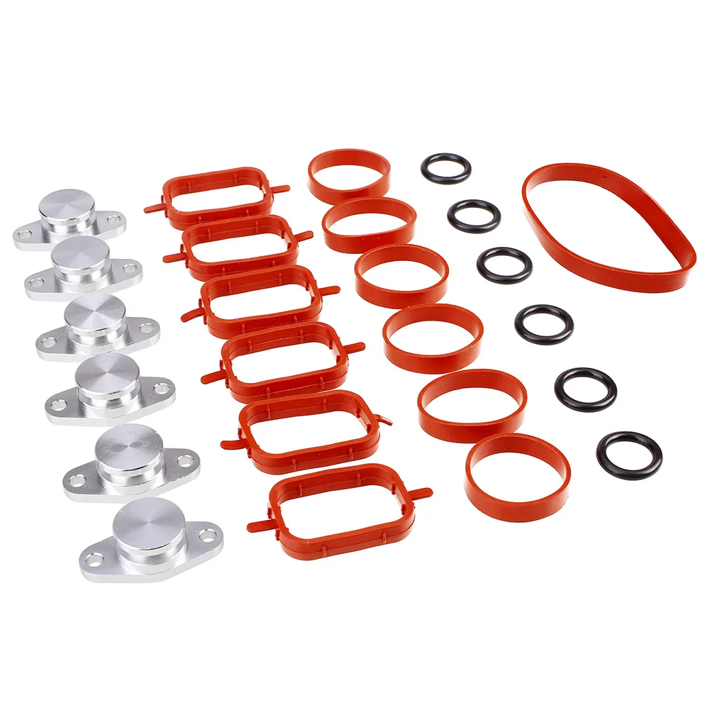 

Aluminium Rubber 22mm Swirl Flap Blank Intake Manifold Seal Ring Swirl Flap Blanking Plate Intake Manifold Gasket Professional