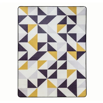 

Northern Europe Geometry Carpet Washable Non-slip Rug Household Soft Durable Area Floor Mat
