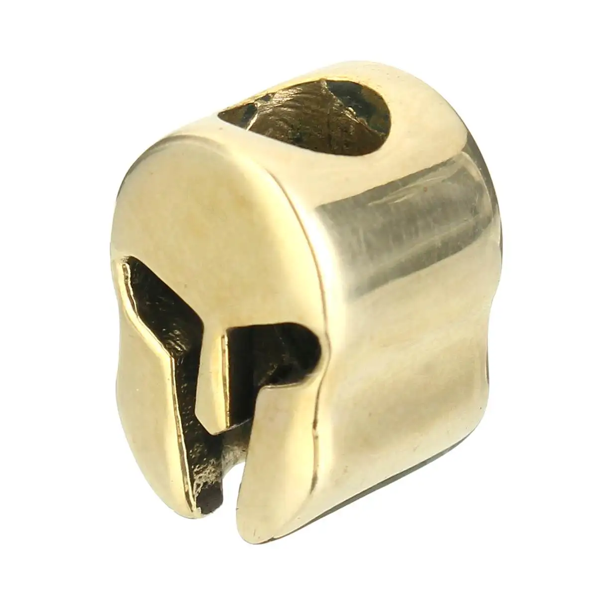 الذهب خرز من النحاس الأصفر سحر سبارتا خوذة ل Paracord سوار إكسسوارات DIY قلادة مشبك ل Paracord سكين الحبل الخرزة ديكور