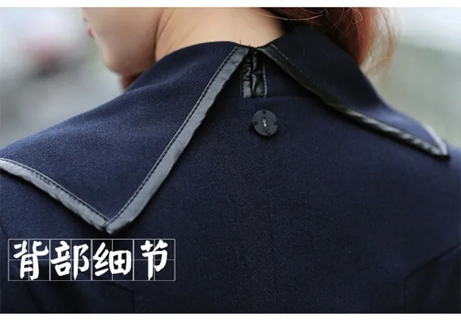 Тренчкот Новый Модный женский Асимметричный тренчкот Женское зимнее шерстяное