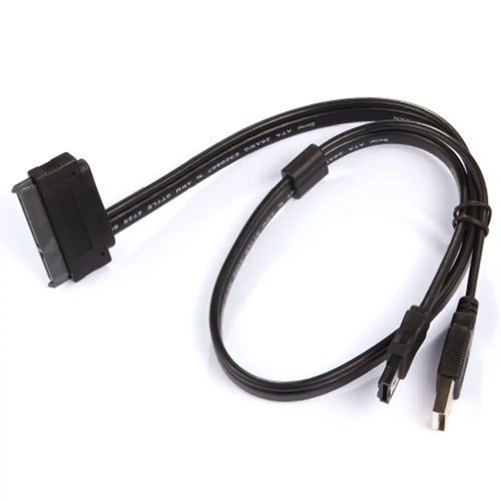 USB Sata Cable, Leadzoe ESATA to Sata Cable Dual Power 22 Pin USB ESata Combo to SATA Cable