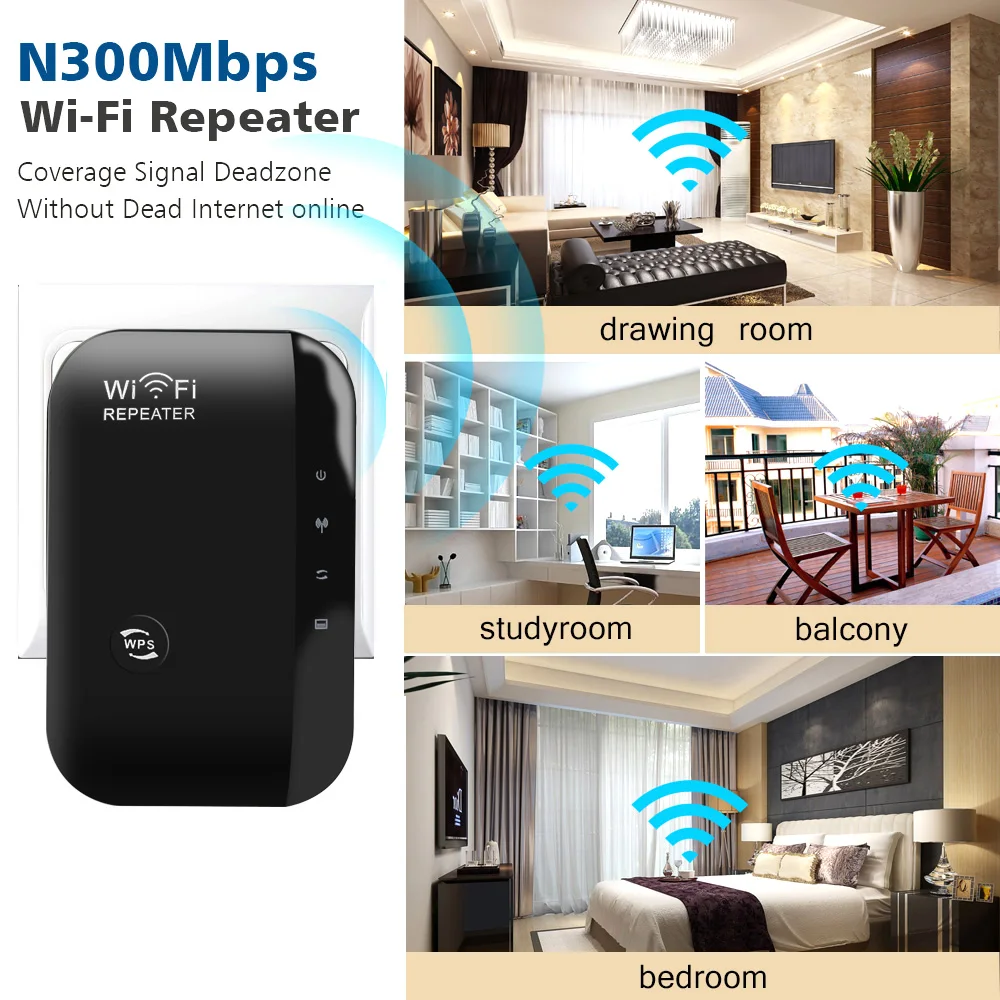 Беспроводной ретранслятор KEBIDU N300 802.11n/b/g сеть Wi Fi роутеры 300 Мбит/с расширитель