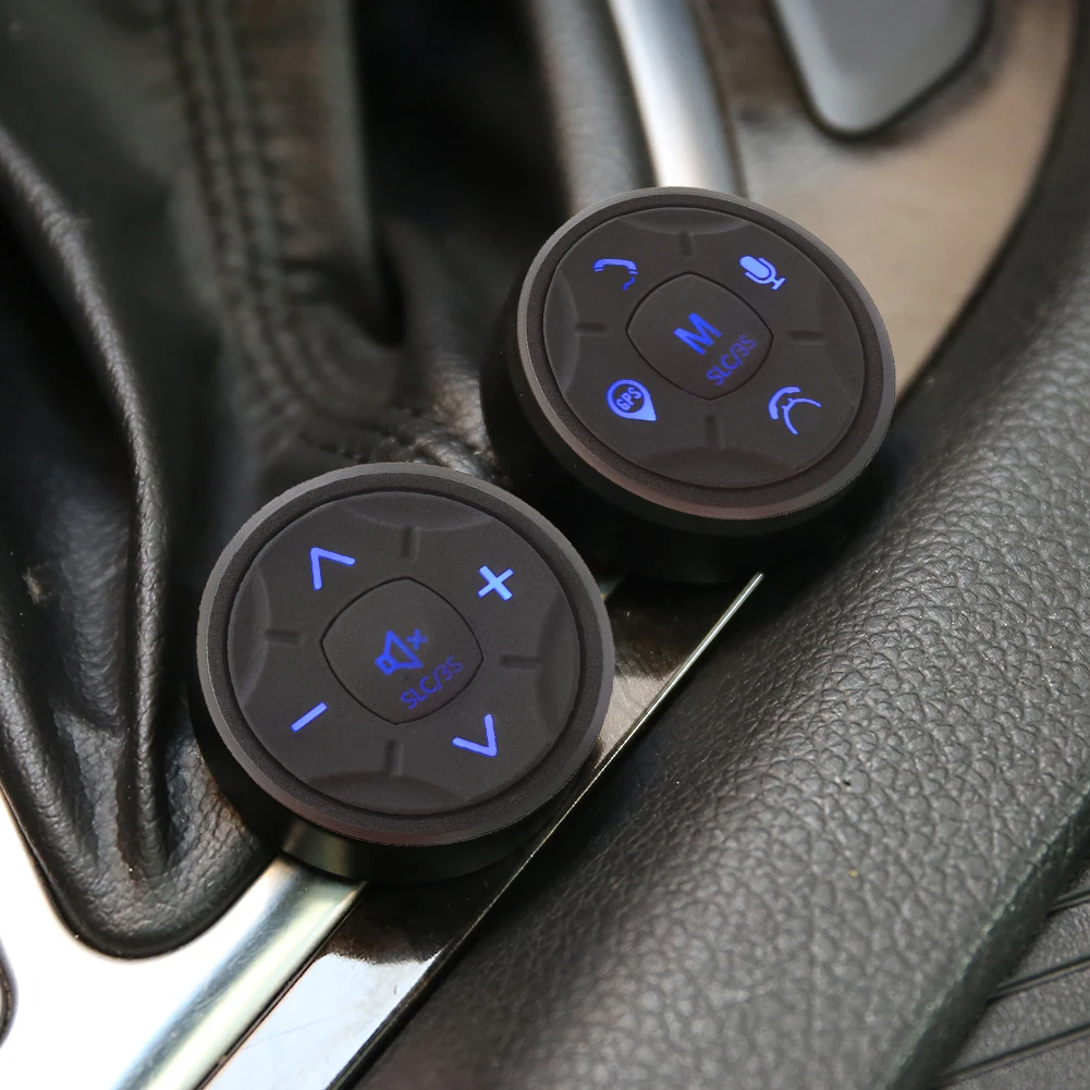10 Пуговицы рулевого колеса автомобиля Управление DVD Универсальный беспроводной Android gps-навигация Автомобильный руль кнопки пульта дистанционного управления