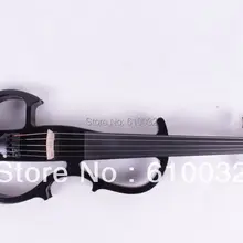 4/4 Электрический Скрипки твердой древесины 8-18# черный цвет 5 строка сделать большой Джек 1/4 пикап