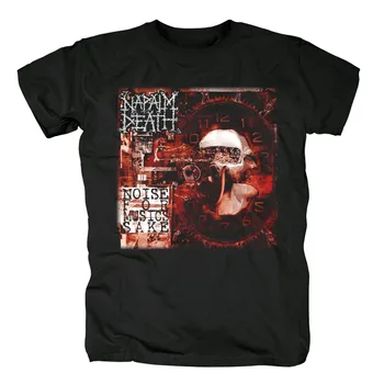 

Bloodhoof Napalm Death men's black grindcore cotton T-Shirt Asian Size