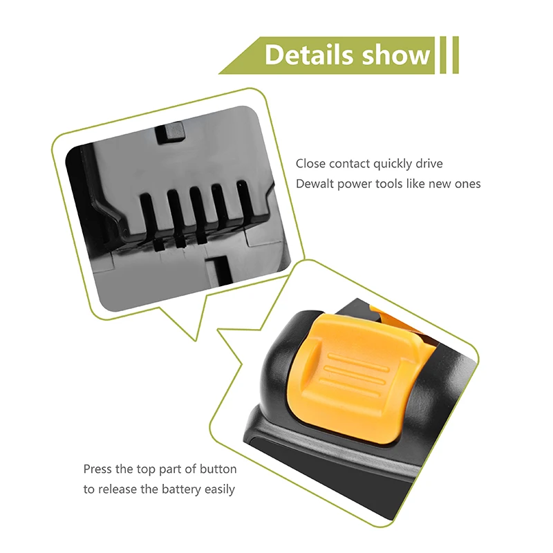 Batcool 2 шт. аккумулятор 2000 мАч для DEWALT DCB120 DCB127 DCB121 12V DCB100 DCB101 DCB119 литий ионный