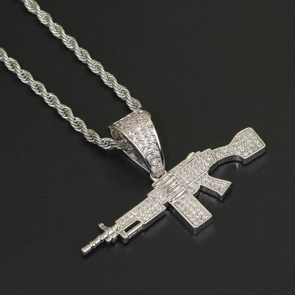 Iced out hotsell ak 47