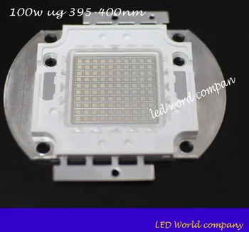 

1pcs/bag 100W uv led chip 395nm led chip UV Purple LED Ultraviolet Bulbs Lamp Chips 395nm 100W High Power Light