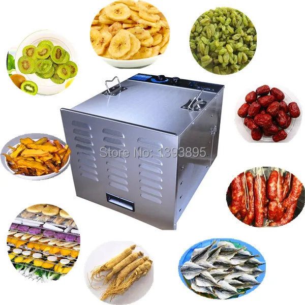 Stainless steel food dehydrator dryer drying machinefood dehydrator