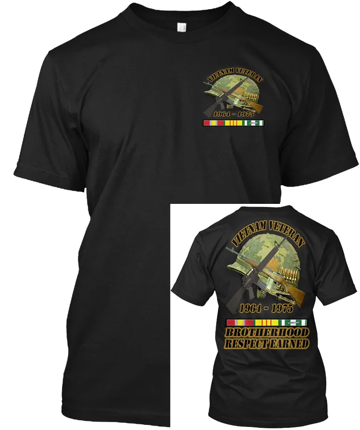 

Vietnam Veteran Brotherhood Collection1 - 1964-1975 Popular Tagless Tee T-Shirt