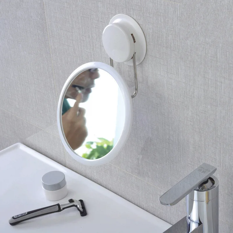 Mrosaa 360 Вращение на присоске косметическое зеркало ABS макияж зеркала съемный для ванной комнаты Туалет Удар Бесплатная