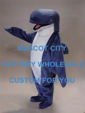 

Best Sea Animal Mascot Blue Whale Mascot Costume Adult Size Cartoon Character Carnival Party Outfit Suit Fancy Dress SW845