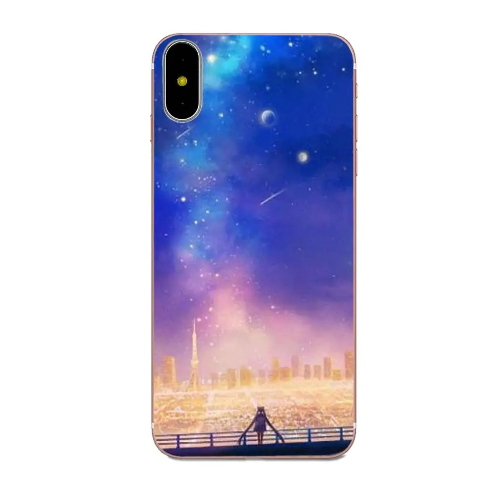 Прозрачный чехол для смартфона Sailor Moon Scence Xiaomi Mi3 Mi4 Mi4C Mi4i Mi5 Mi 5S 5X 6 6X A1 Max Mix 2 Note 3