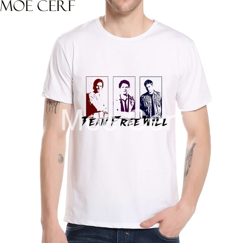 MOE CERF Team Free Will Ретро футболка с принтом летние Уникальные футболки короткими