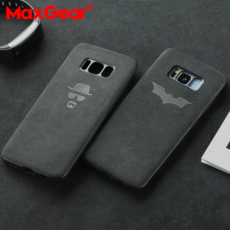 Funda de piel de ante para Galaxy S7 Edge S8 S9 S10 Plus S10 Lite, carcasa de lujo para teléfono Galaxy S20 Note 10 8 9|Fundas antigolpes para teléfono| - AliExpress