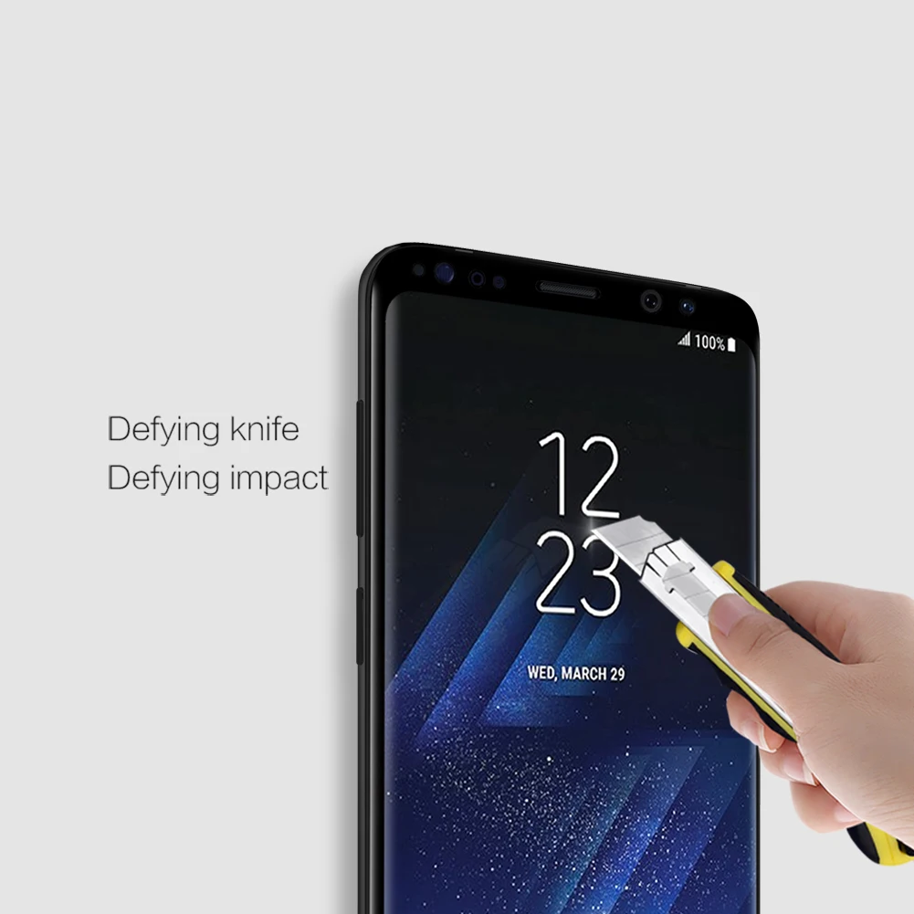 Защита экрана Nillkin для Samsung Galaxy S9 3D CP + Max sfor закаленное стекло Plus стекло|screen