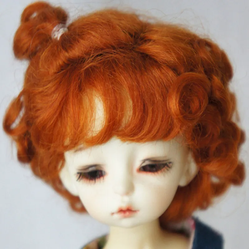 8 BJD кукла парик pukifee парик мохер 3 цвета - Цвет: Коричневый