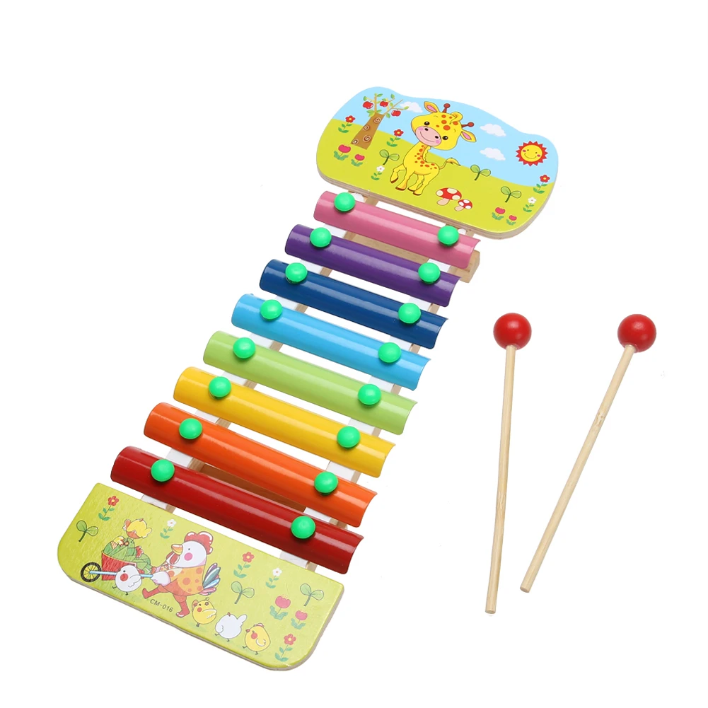 8 Notes Wooden Education Toys Xylophone Children Music Toys Glockenspiel Wisdom Juguetes font b Musical b