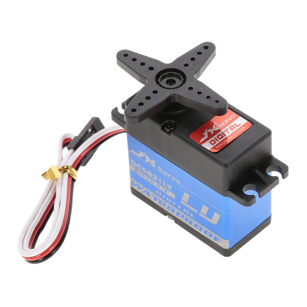 DC5821LV 21KG RC Servo Full Waterproof Metal Digital Servo for RC Car 110 18 RC Helicopter Airplane Model Parts (8)