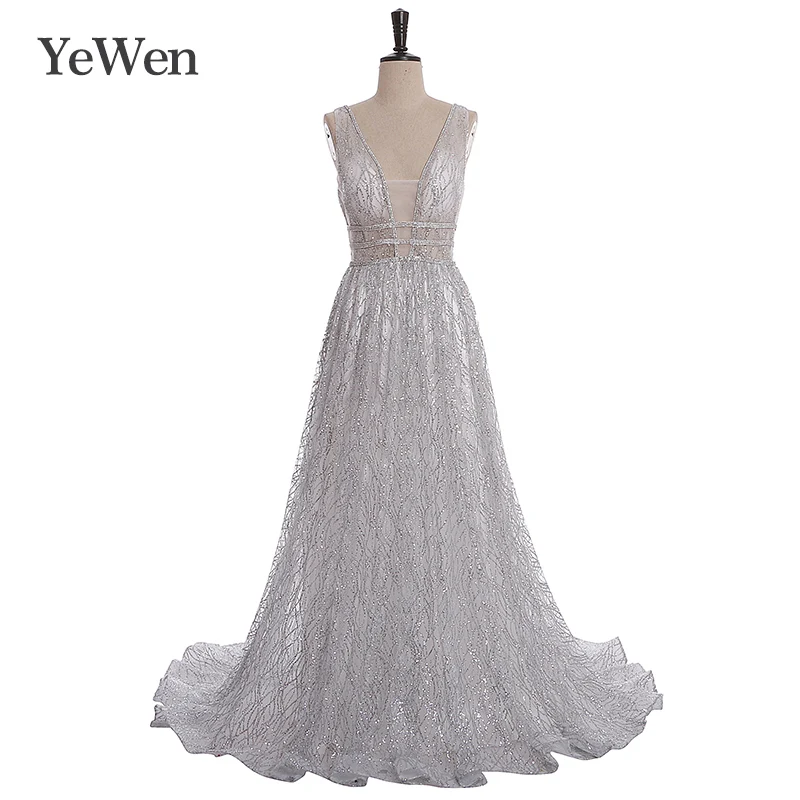 elegant Evening dress evening gown sexy V-neck evening dresses long vestidos de noche largos elegantes de fiesta 2019 YM20265 elegant Evening dress evening gown sexy V-neck evening dresses long vestidos de noche largos elegantes de fiesta 2019 YM20265