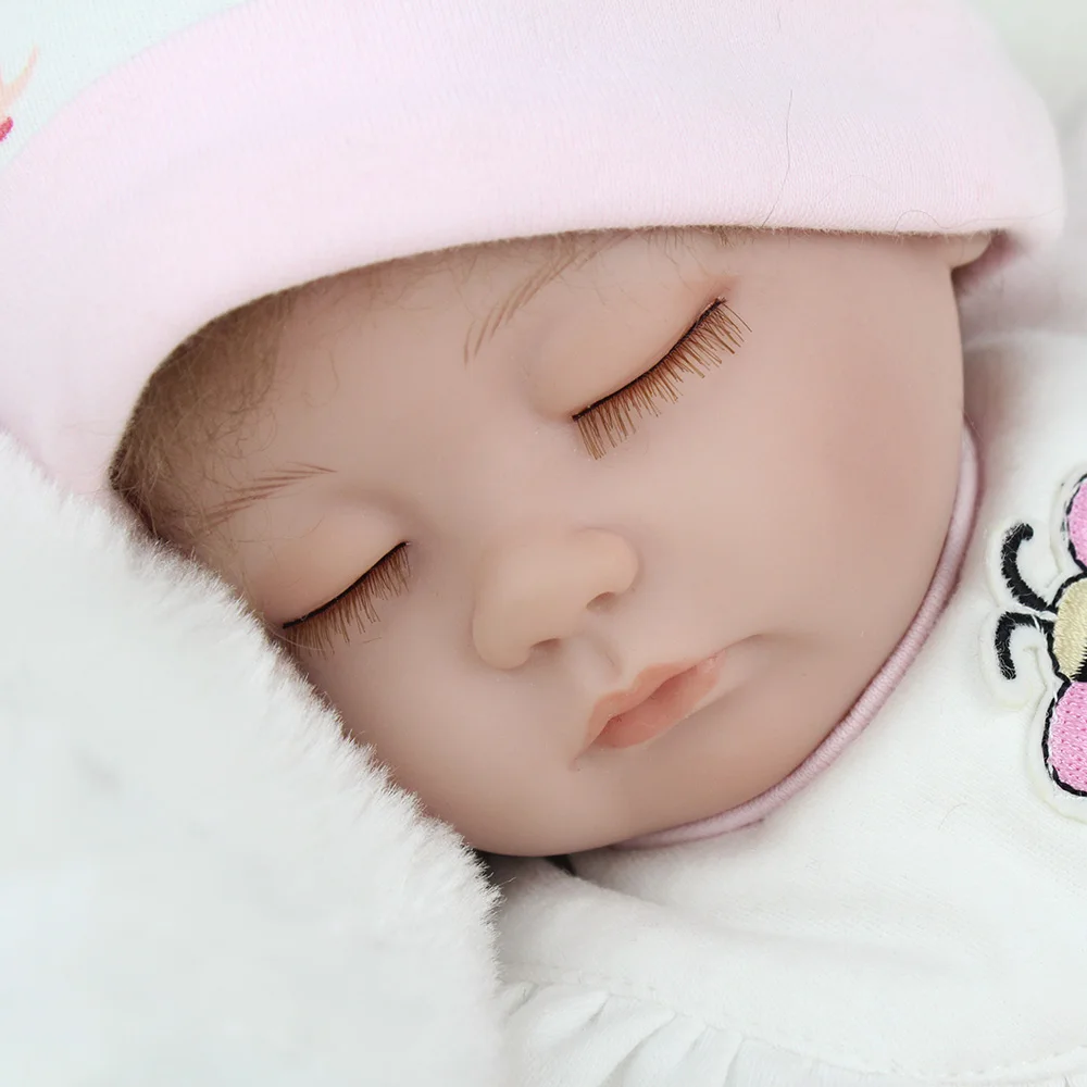 KAYDORA Reborn Baby Doll игрушки для детей подарок реалистичные спящие тела Силиконовые Детские Playmate для девочек Мини-куклы