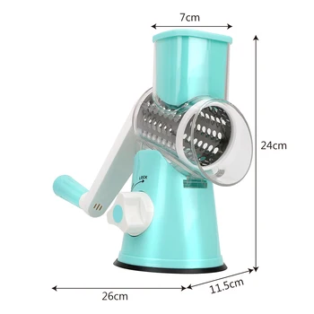 

Potato Carrot Chopper Multi-function Kitchen Tools Manual Rotating Grater Kitchen Gadget Vegetable Fruit Cheese Cutter Slicer
