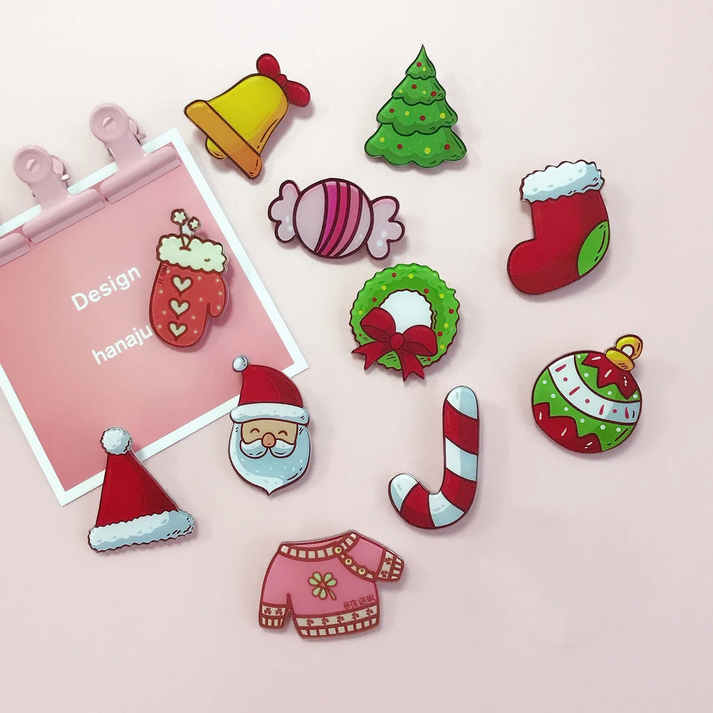 1-pc-Badge-U-PICK-Cute-cartoon-pin-brooch-acrylic-badges-Christmas-single-pin-brooch-badge (2)