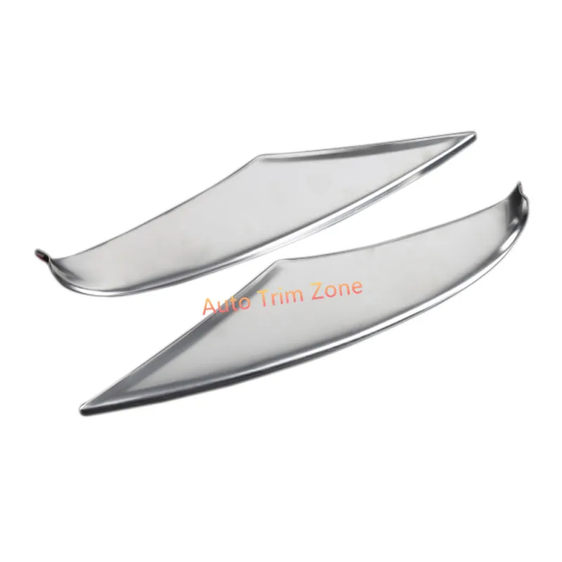 

Stainless Steel Matt Exterior 2 PCS Front Fog Lamp Cover Trim For Land Rover Range Rover Velar 2017 2018